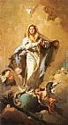 Giovanni Battista Tiepolo Famous Paintings - The Immaculate Conception